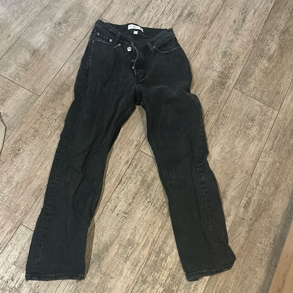 Abercrombie and ditch the dad high rise curve love